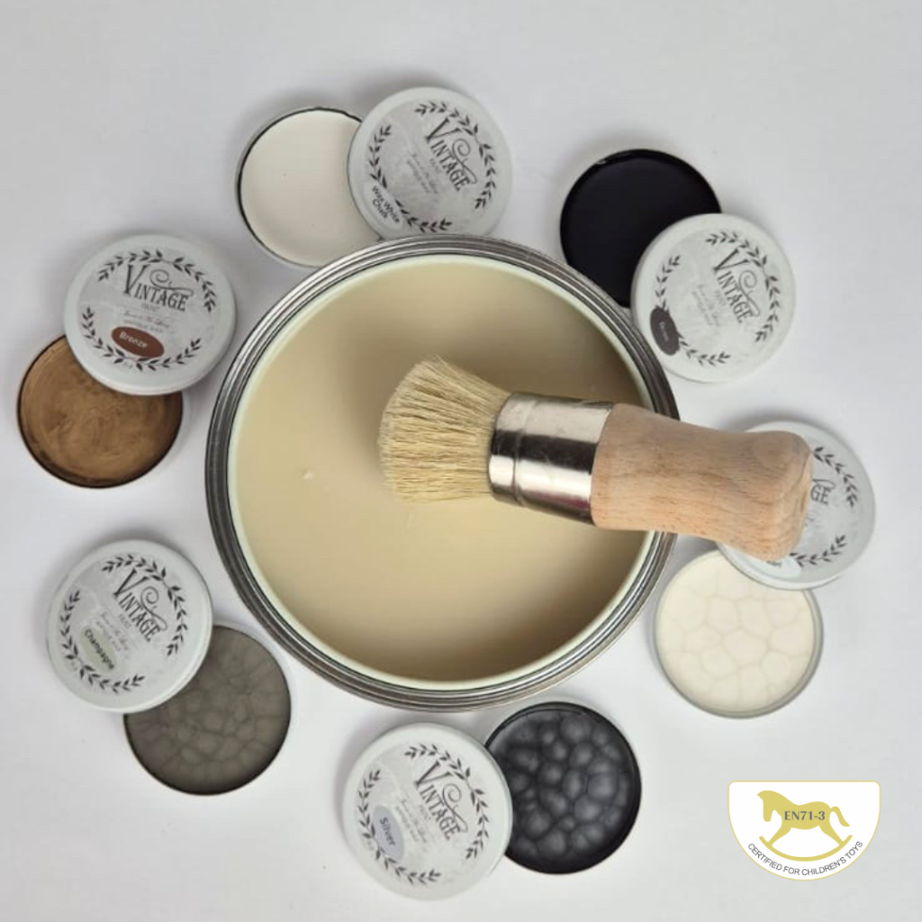 Les cires pour la protection et la patine avec la peinture à la craie Vintage Paint