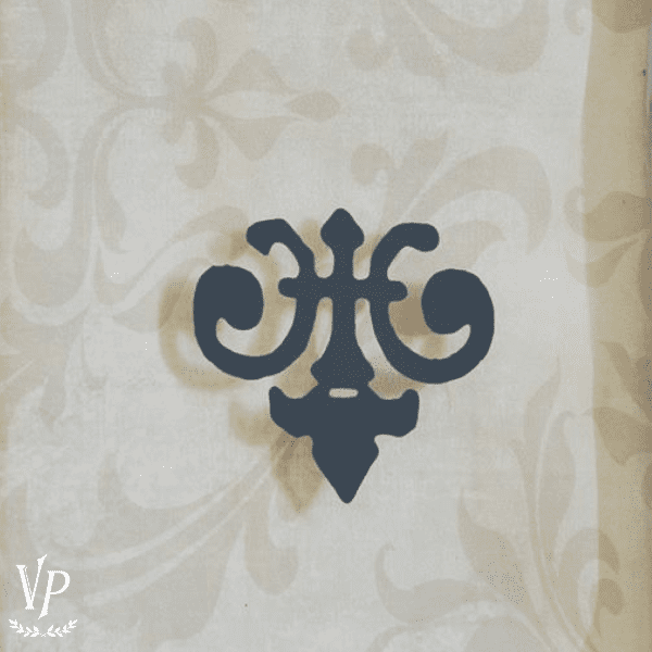 380231 Pochoir adhesif Fleur Adhesif 75 x 66 cm