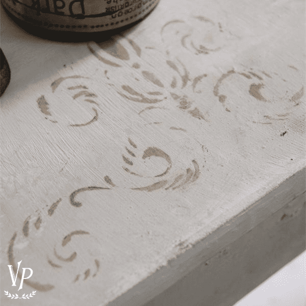 700208 Pochoir Oblong flower 25 x H 14 cm