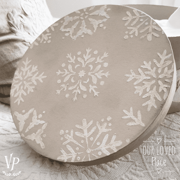 700226 Pochoir 3D Snowflakes 19 x H 20 cm