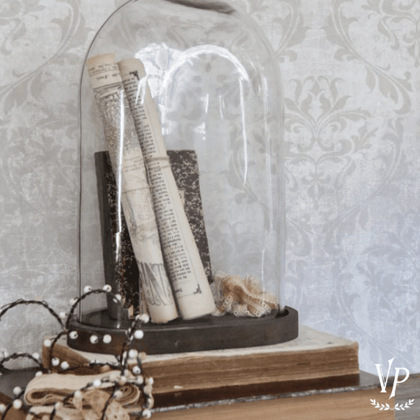 Inspiration papier peint Vintage Paint 700239 Papier peint Damask 1