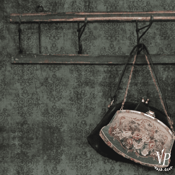 Inspiration papier peint Vintage Paint 700257 Wallpaper Dark Faded Green 1