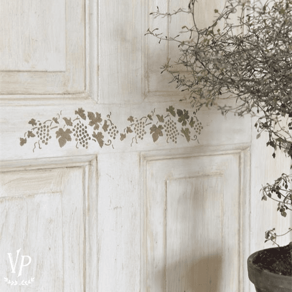 700266 Pochoir 3D Wine tendrils 36 x H 7 cm