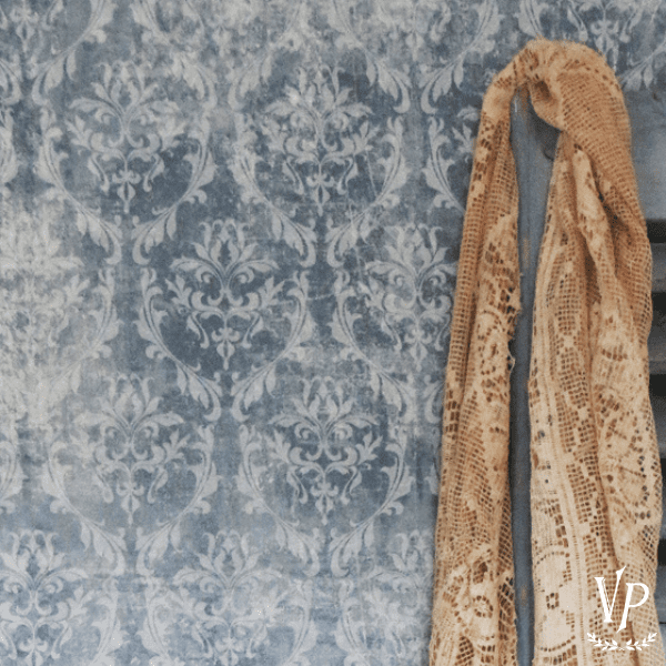 Inspiration papier peint Vintage Paint 700284 Wallpaper Blue Faded Pattern 1