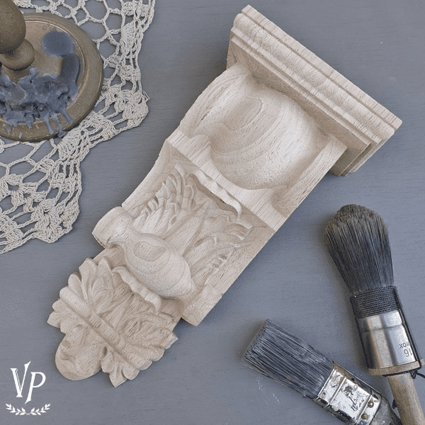 700311 Ornement bois 12 x 24 x 65 cm cm