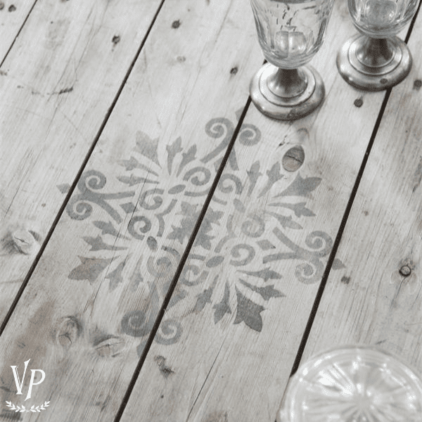 700346 Pochoir Square star 26 x 26 cm