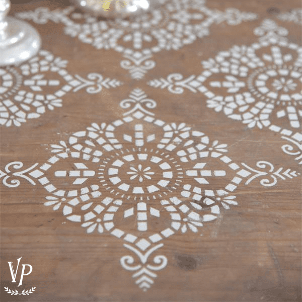 702001 Pochoir Filigree motif 6 26 x 26 cm A