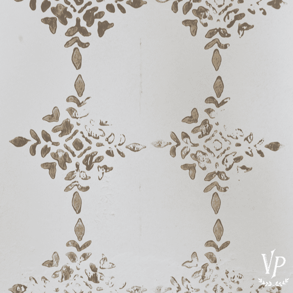 Réalisation avec rouleau décoratif Vintage Paint 702006