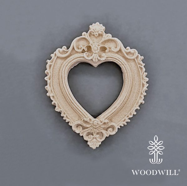 800017 Woodwill Ornement Cadre 6 x 5 cm