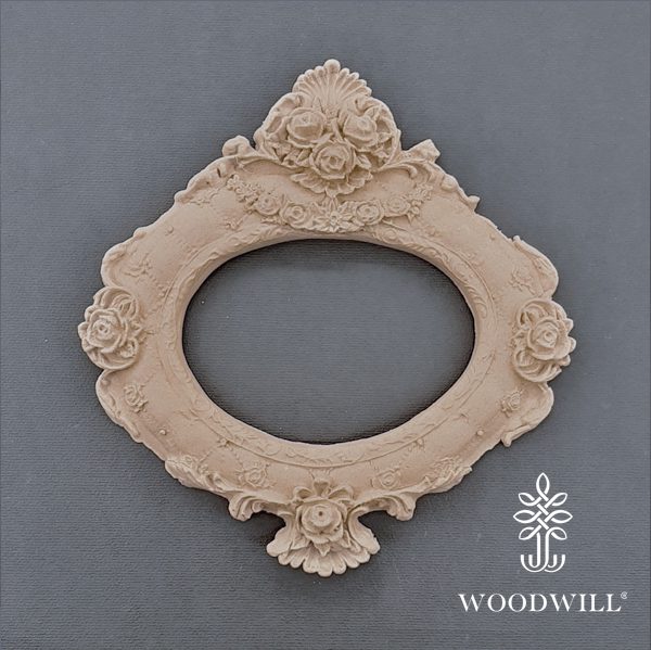 800097 Woodwill Ornement Cadre 16 x 14 cm