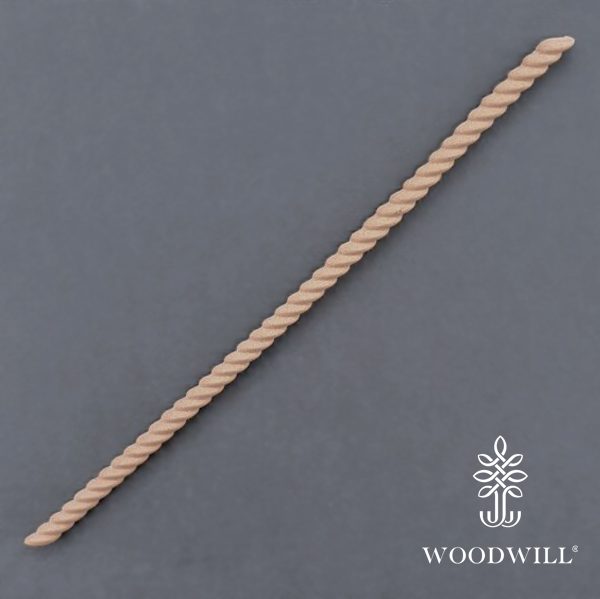 801104 Woodwill Ornement Tresse 18 x 05 cm