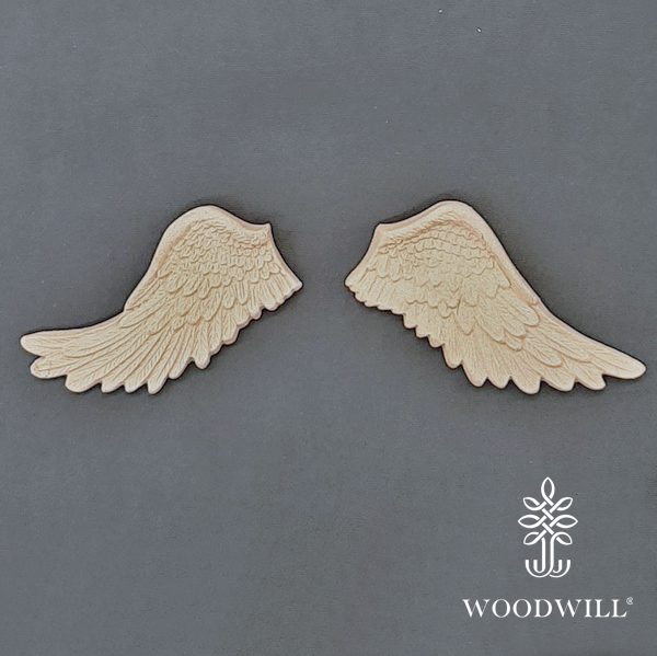801206 Woodwill Ornement Ange 12 x 6 cm