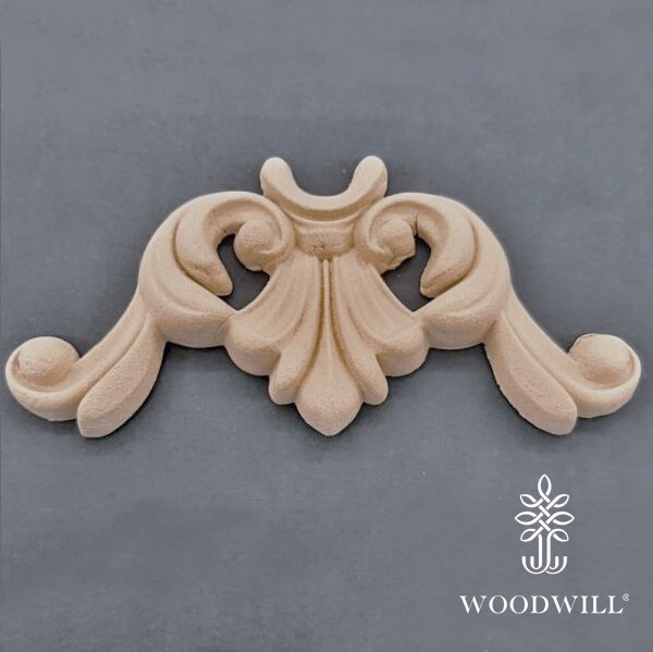 801356 Woodwill Ornement Coin 16 x 8 cm