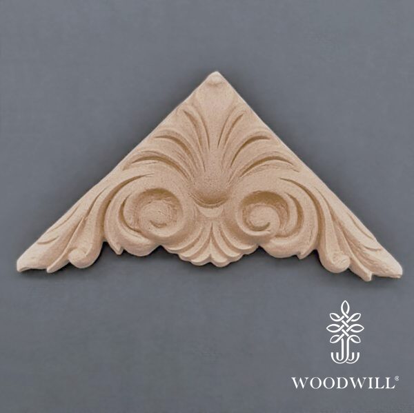 801449 Woodwill Ornement Coin 13 x 13cm
