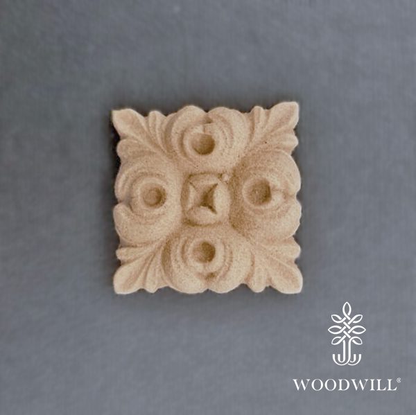 801624 Woodwill Ornement 4 x 4 cm