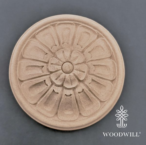 801706 Woodwill Ornement Rosace O 12 cm
