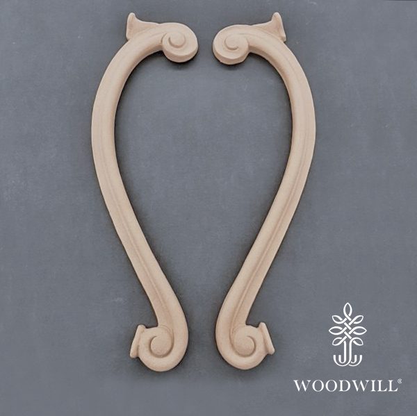 801781 Woodwill Ornement Set de 2 295 x 7 cm