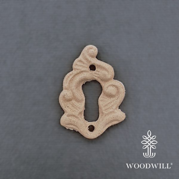 802068 Woodwill Ornement Serrure 3 x 3 cm