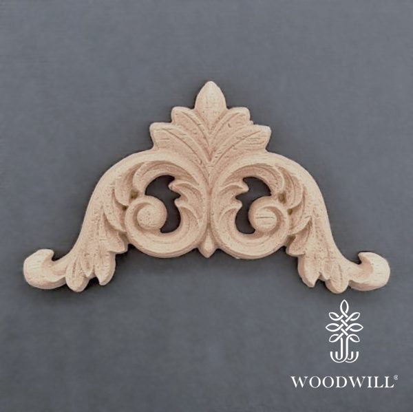 802174 Woodwill Ornement Coin 9 x 5 cm