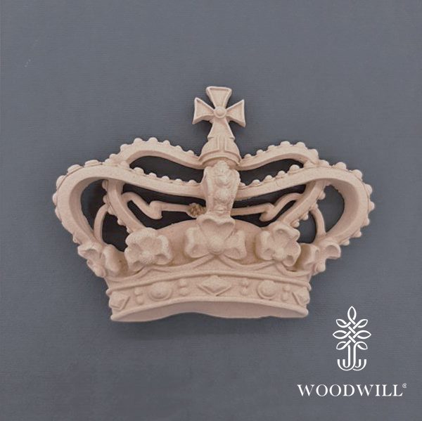 802331 Woodwill Ornement Couronne 135 x 10 cm