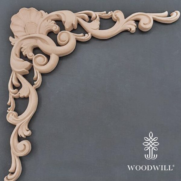 802608 Woodwill Ornement Coin 255 x 255 cm