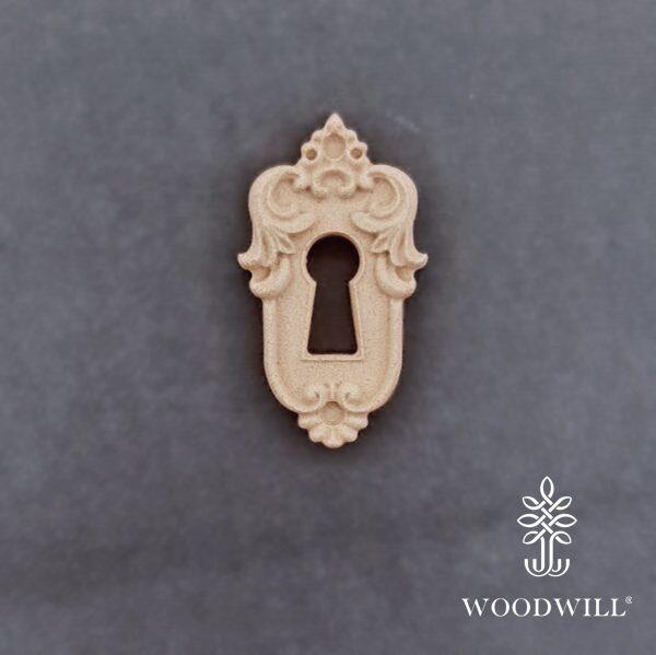 802644 Woodwill Ornement Serrure 3 x 5 cm