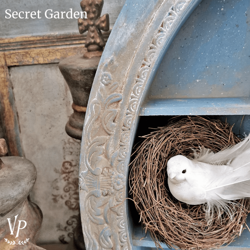 Poudre Effet vieilli Aging powder Dusty blue