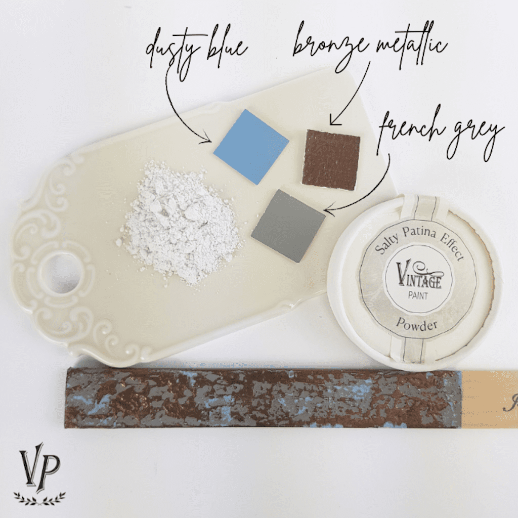 Poudre Esprit ecaille bord de mer Dusty Blue French Grey