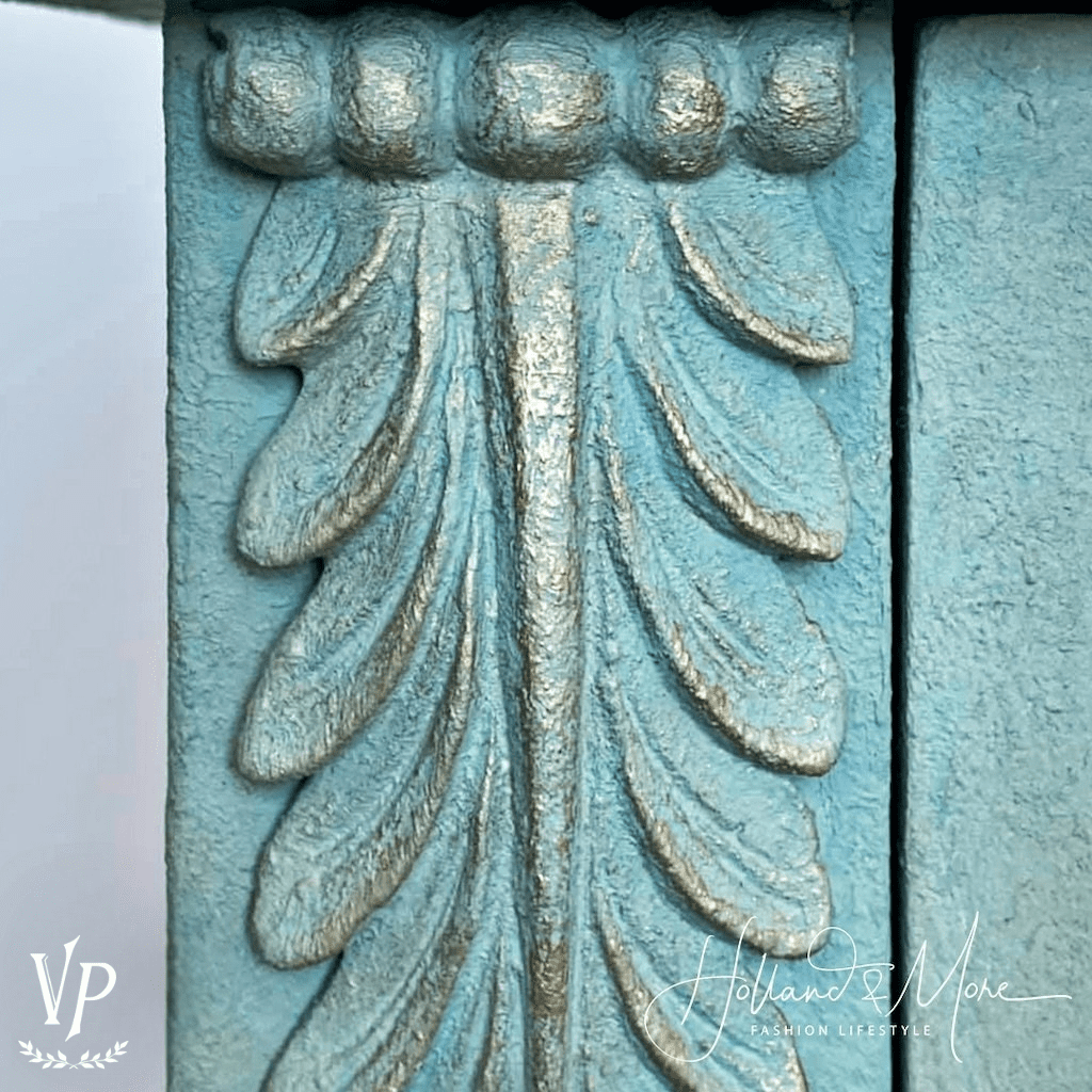 Poudre structure Structure powder 004A Dusty Green Dusty Turquoise Champagne cire