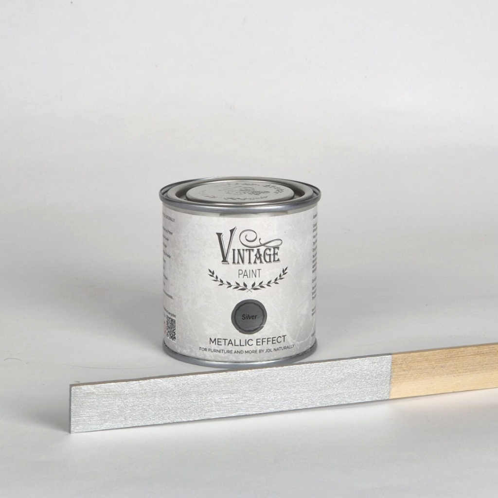 Peinture a la craie Vintage Paint gamme metallique couleur Argent